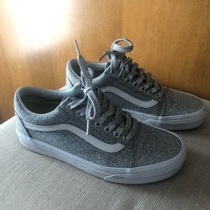 Women’s Van - Silver Glitter Sneakers